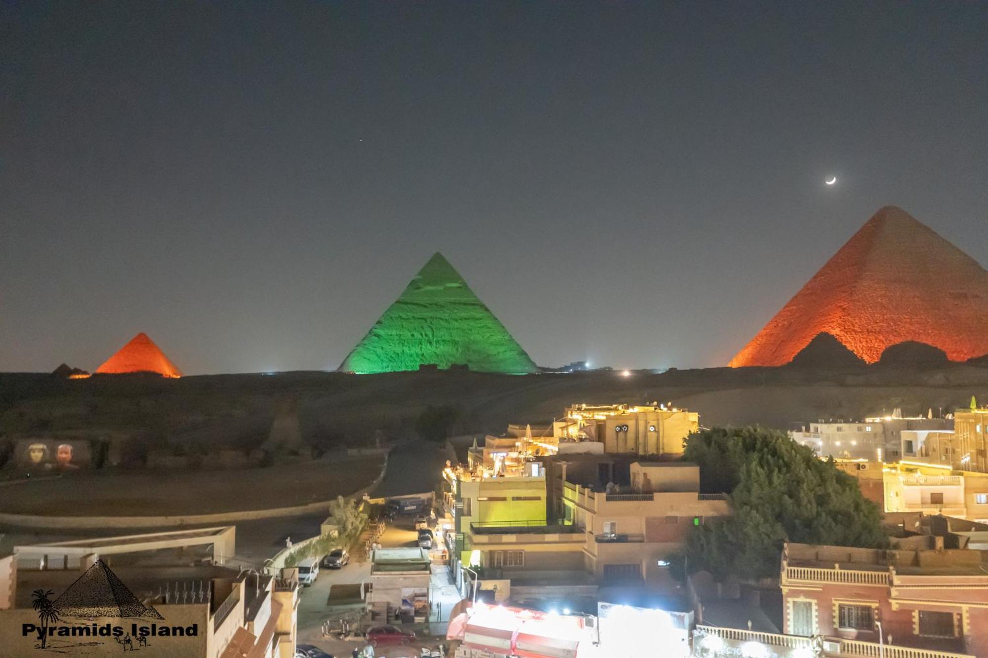 Pyramids Island Acomodação com café da manhã Kafrat al Jabal Exterior foto