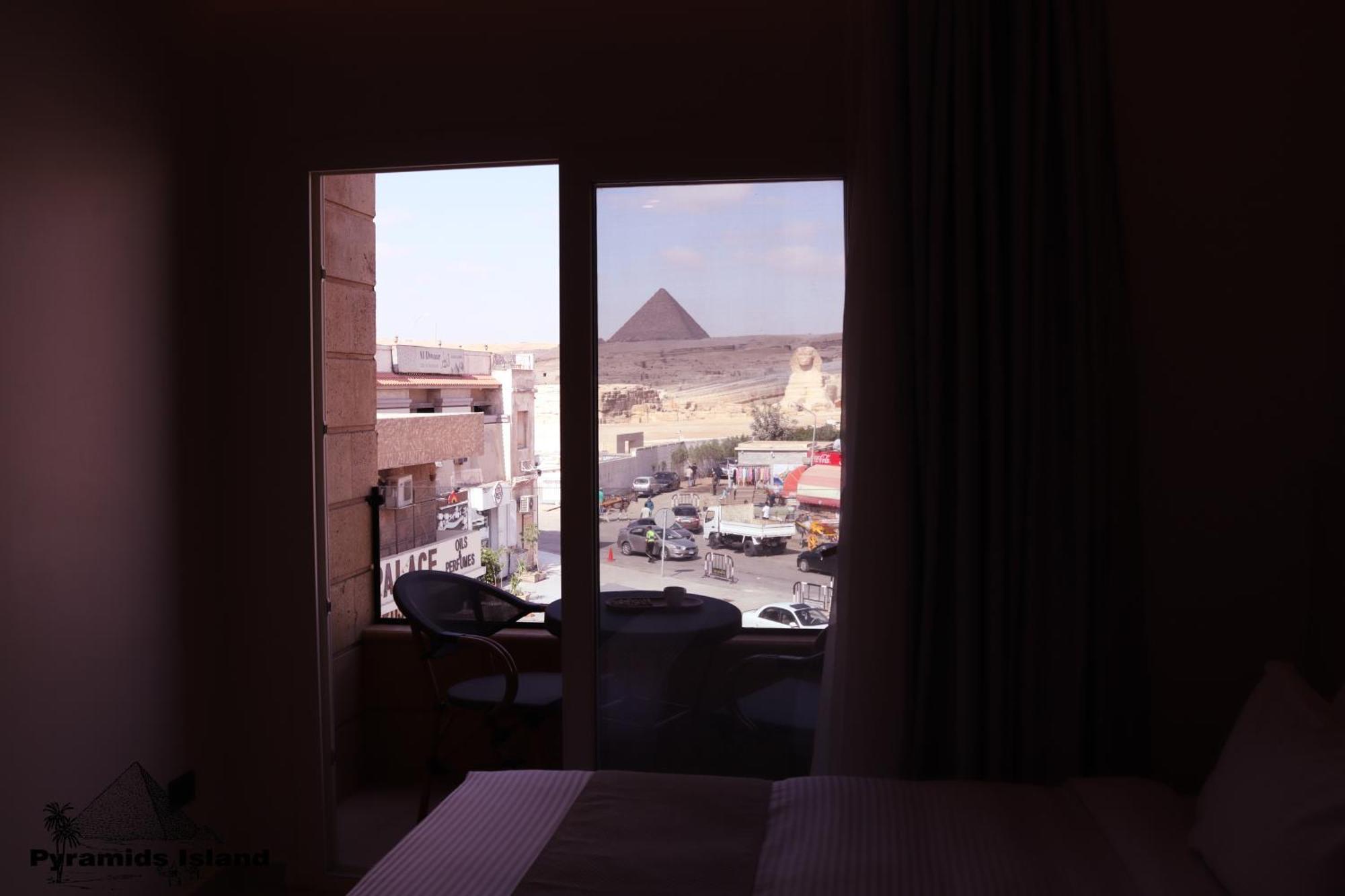 Pyramids Island Acomodação com café da manhã Kafrat al Jabal Exterior foto